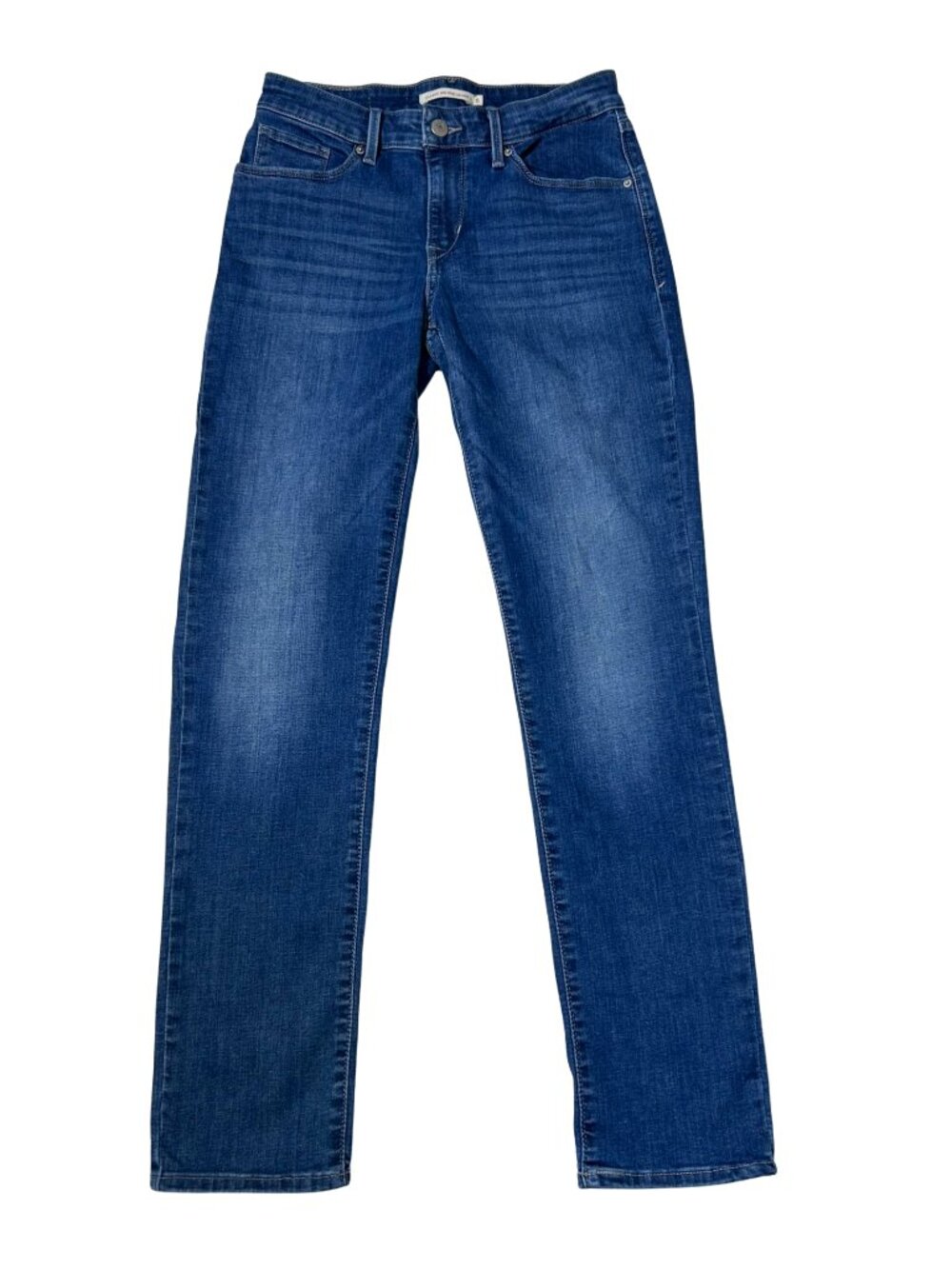 Levi's Classic Mid Rise Skinny Jeans Women's 6 W28 L30 Medium Wash Stretch